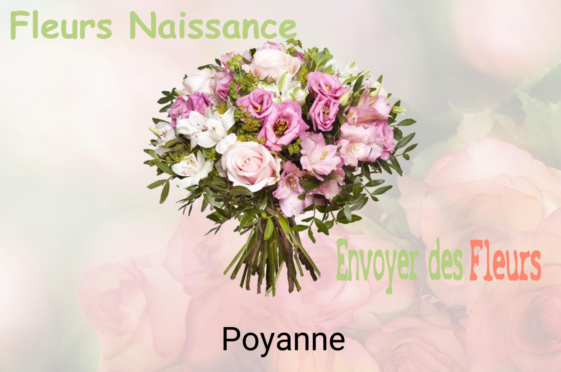 Bouquet de fleurs de naissance livré à Poyanne